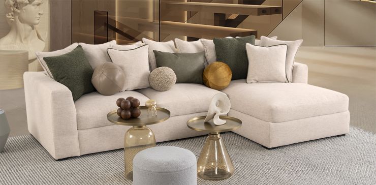 Sala Modular Derecha Piero CL Beige
