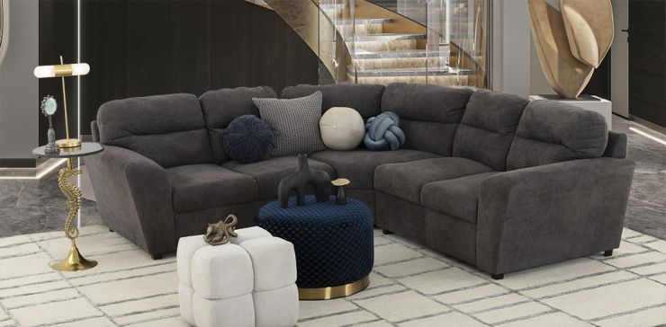 Sala Modular Esquinera Amara Gris