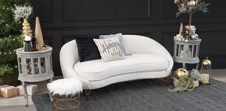 Sofá 3 Plazas Abrassi Beige