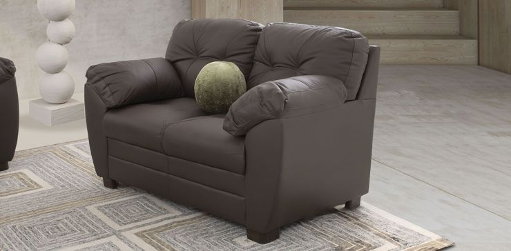 Sofá 2 Plazas Piel Derby Café