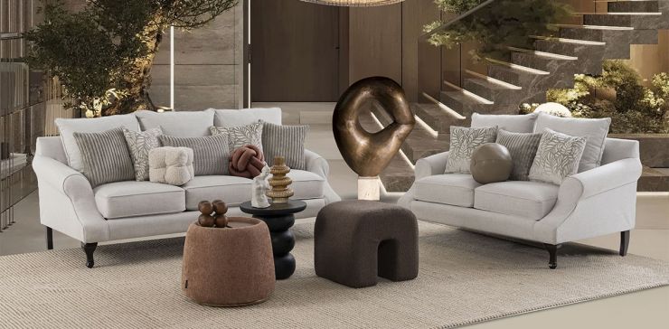 Sala James Fiora Ecru Blanco