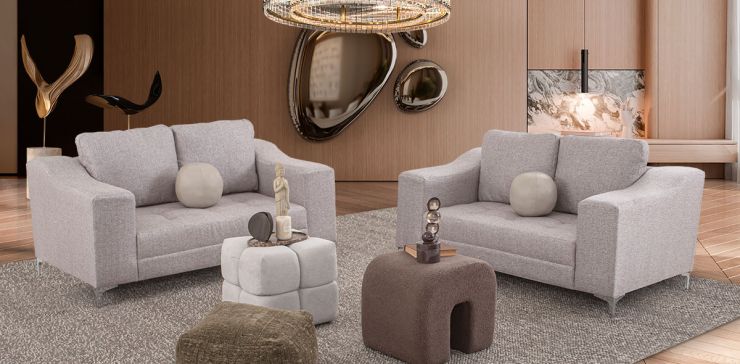 Sala Marruecos Beige 2 Piezas
