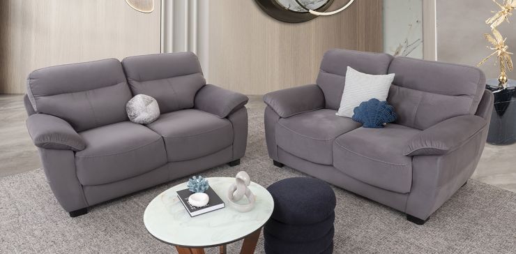 Sala Tour Gris (Boal) 2 Piezas 