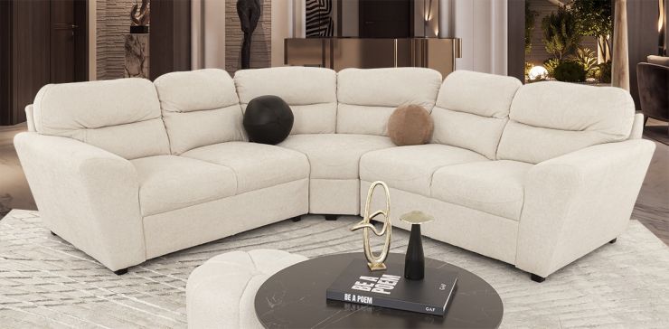 Sala Modular Esquinera Amara Blanco