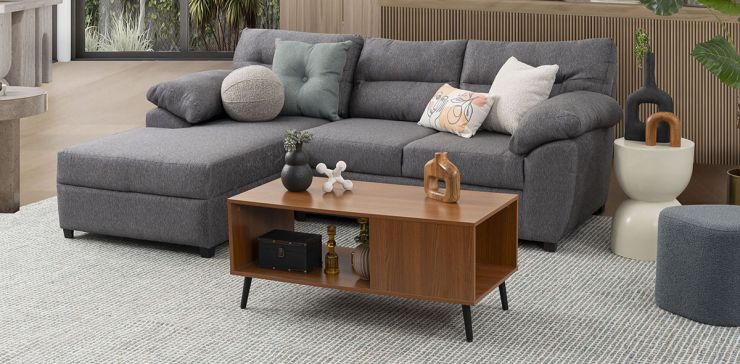 Sala Modular Izquierda Rafaela Gris