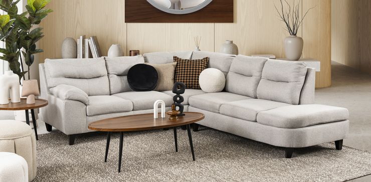 Sala Modular Derecha Coventry Gris