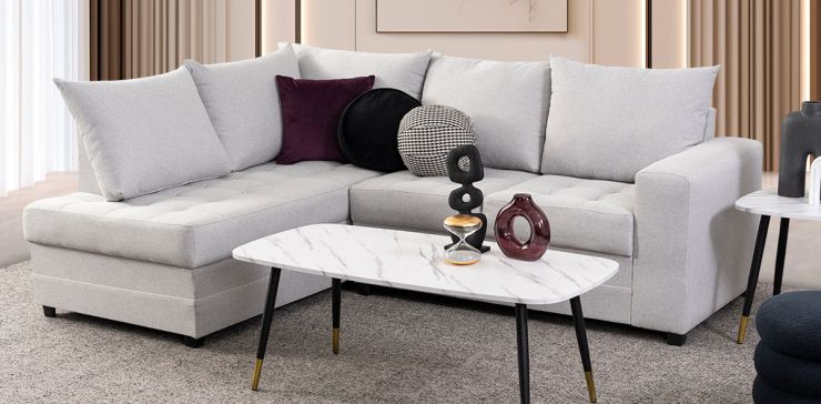 Sala Modular Izquierda Sofía Plata 