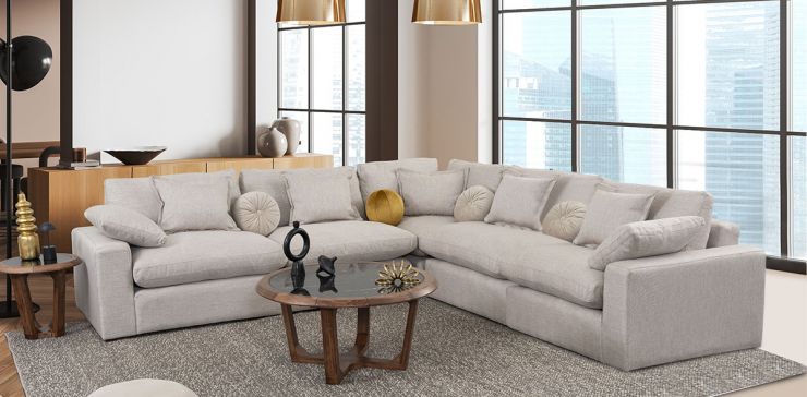 Sala Romelly Beige 5 Piezas