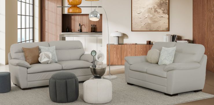 Sala Piel Match Angels Gris  (Boal)