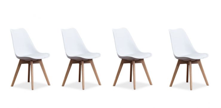 Paquete De Sillas Arthus PL Blanco