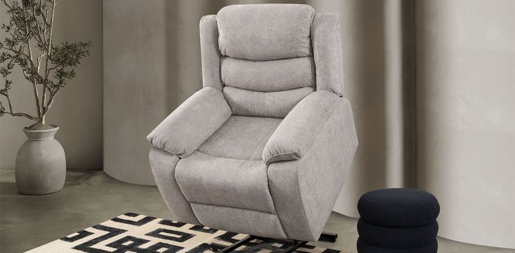 Sillón Reclinable Eléctrico Aruba Beige