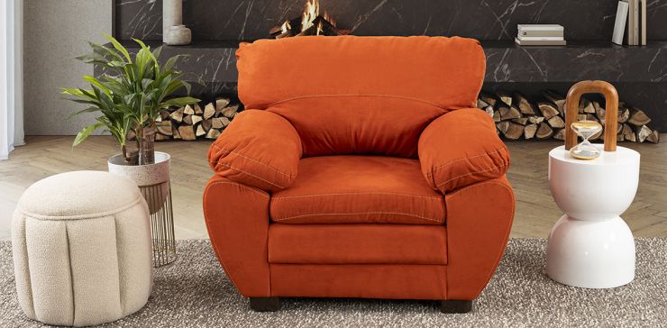 Sillón Bruselas New Naranja
