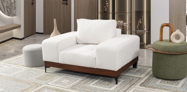 Sillón Maya Blanco
