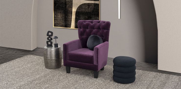 Sillón Ocasional Jeferson Violeta