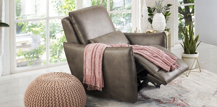 Sillón Reclinable Bennett Gris (Boal)