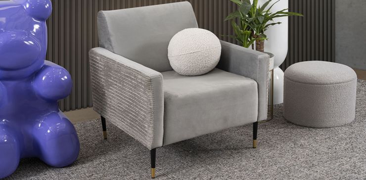 Sillón Ocasional Litt Gris