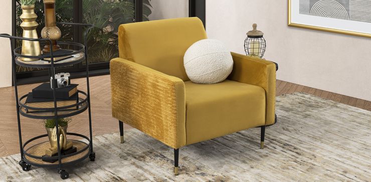 Sillón Ocasional Litt Amarillo