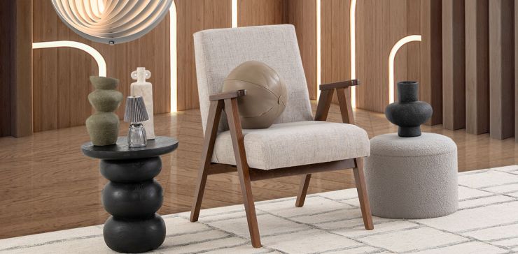 Sillón Ocasional Norton Fiora Linen