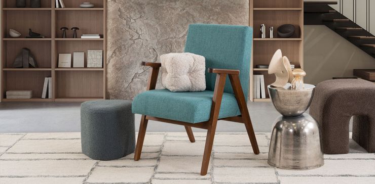 Sillón Ocasional Norton Fiora Turquoise