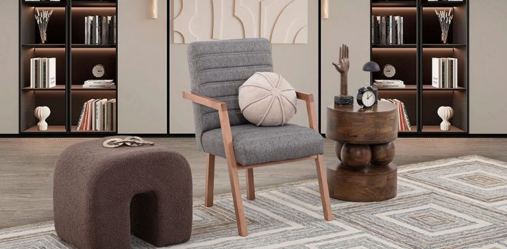 Sillón Ocasional Orissa Gris