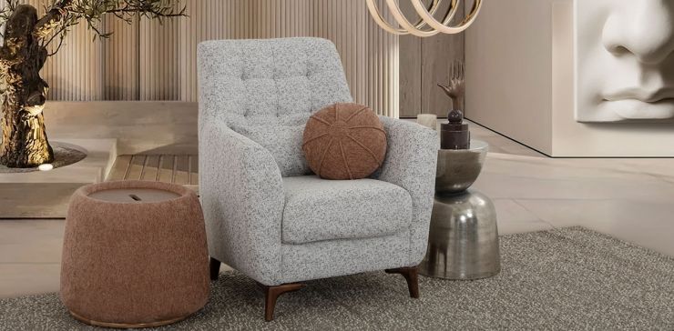 Sillón Ocasional Polux Sherpa Blanco