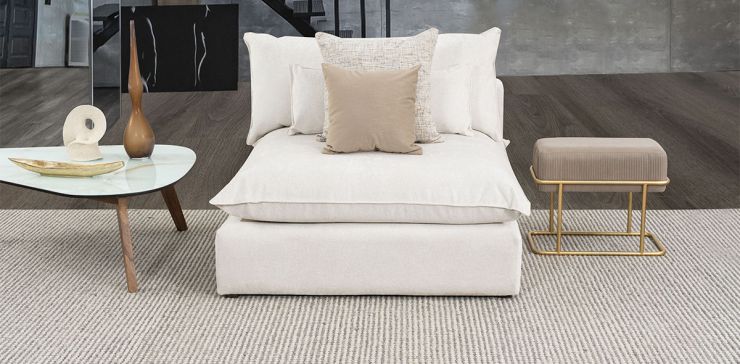 Sillón Sin Brazo Macca Blanco