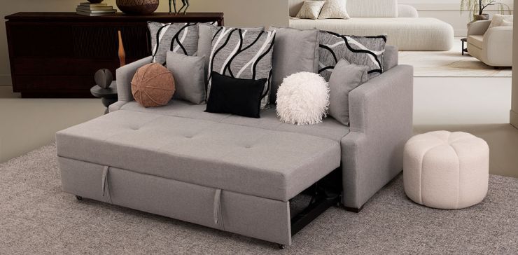 Sofá Cama Valencia Gris