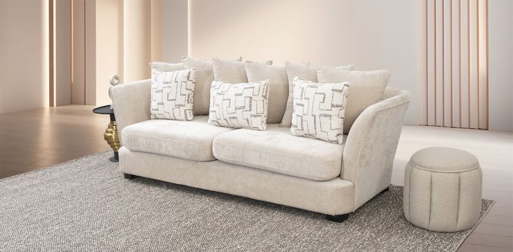 Sofá 3 Plazas Opulent Beige