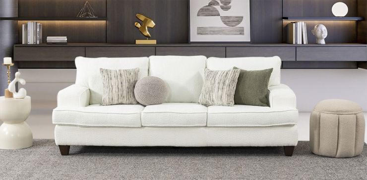 Sofá 3 Plazas Atlántica New Blanco