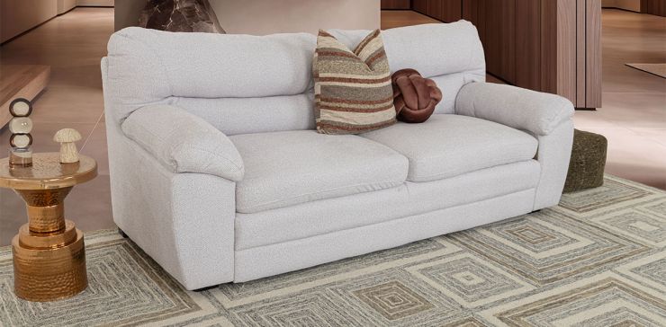 Sofá 3 Plazas Balam Blanco Ivory