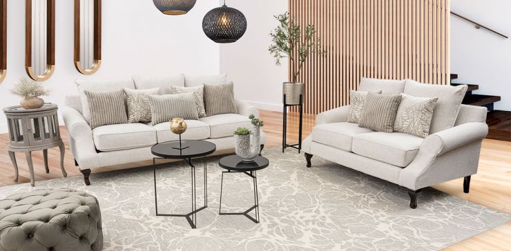 Sala James Fiora Ecru Blanco