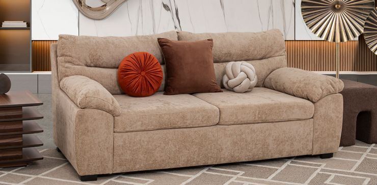 Sofá 3 Plazas Milos Beige