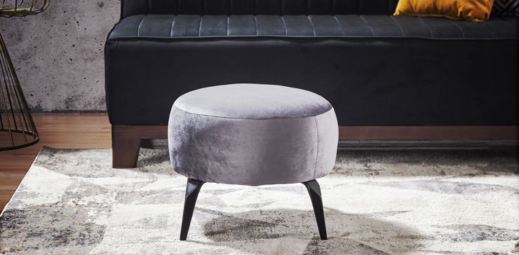 Taburete Bellavue Gris Oxford Chico