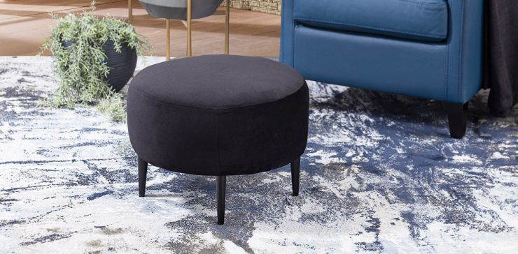 Taburete Bellavue Negro Chico