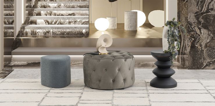 Taburete Bongo PL Gris