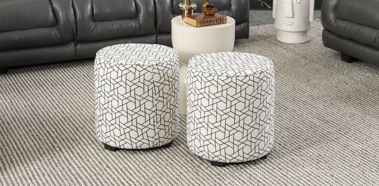 Taburete Redondo Noa TG Estampado