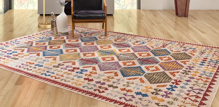 Tapete Ebano-2 Beige Multi   