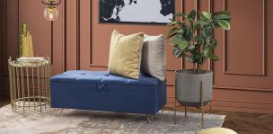 Banca Baúl Iris Azul