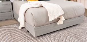 Base De Cama Matrimonial Marbella Gris
