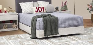 Base De Cama Matrimonial Haití Blanco