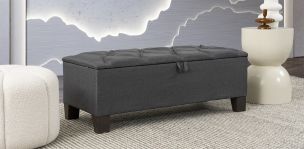 Baúl Pie de Cama Cleo  New Gris