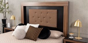 Cabecera King Size Antea Café Nogal