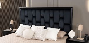 Cabecera King Size Chicago Negro