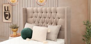 Cabecera Matrimonial Estela Beige