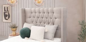 Cabecera Matrimonial Estela Promo Beige