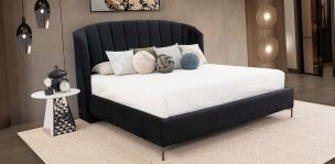 Cama King Size Anika Negro