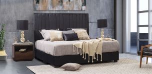 Cama King Size Megan Negro