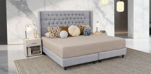 Cama King Size Estela Plata