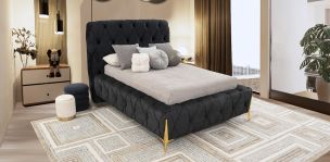 Cama Matrimonial Salvatore Negro