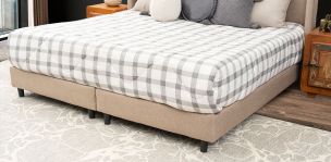 Base De Cama King Size Merea Beige